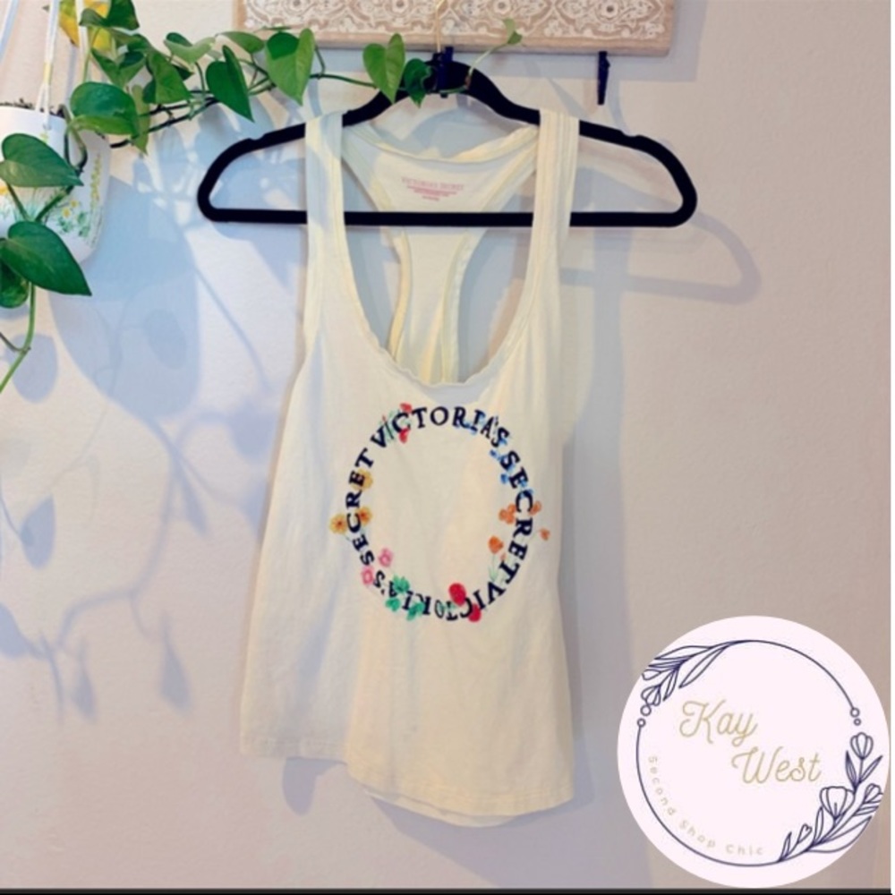 Women’s Victoria Secret Floral Racer Back Tank